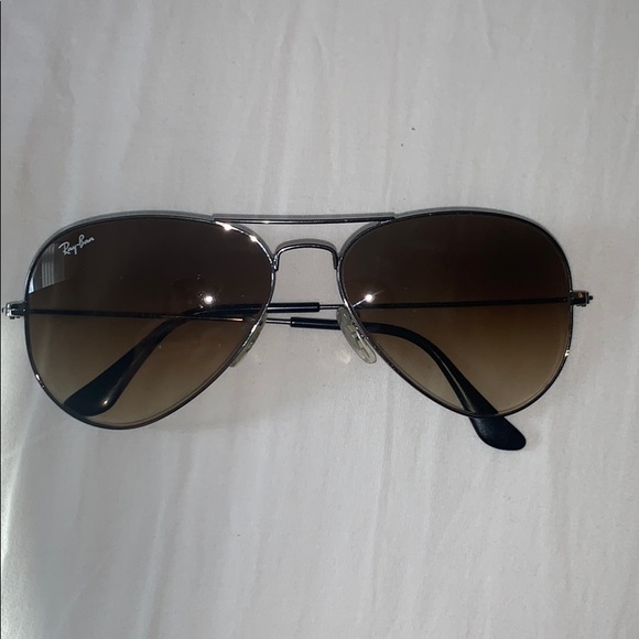 Large Aviator Gradient Ray-Ban Sunglasses - Picture 3 of 9